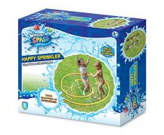 Xtrem Toys 00326 Happy Sprinkler - Juguete Divertido para niños a Partir de 6 años, Ideal para el jardín, en Verano, fácil de conectar a la Manguera de jardín, Multicolor