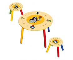 Bino 83410 - Mesa Infantil (Incluye Dos taburetes)