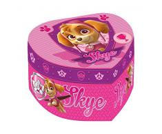 Paw Patrol - Paw Patrol - Joyero musical en forma de corazón (Kids Euroswan KD-PW16054), Unica (Kids Euroswan PW16054)