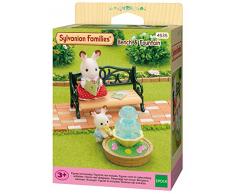 Sylvanian Families - 4535 - Set banco y fuente de jardín