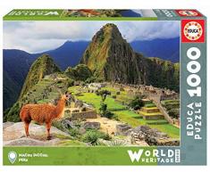 Educa Borrás-Serie World Heritage Puzzle 1.000 piezas, Machu Pichu, Perú, color variado, 1000 17999 , color/modelo surtido