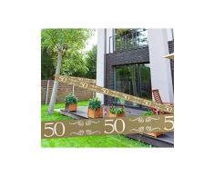 Folat B.V. Cinta de Seguridad 50 para Bodas de Oro, PVC, Aprox. 15 Metros x 7,5 cm.