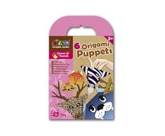 Kit de Origami - Incluye 6 Láminas de Papel para Crear un Teatro de Marionetas Infantil - Sin Tijeras ni Pegamentos - A Partir de 3 Años - Avenir - Incentiva la Imaginación con Papiroflexia para Niños