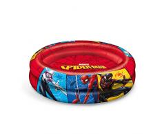 Mondo Toys - SPIDERMAN | 2 Rings Pool - Piscina Hinchable para bebé - diámetro 100 cm, Ideal para niño/niña +10 Meses - 16931