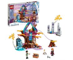 LEGO Disney Princess - Casa del Árbol Encantada, Incluye Minifiguras de Anna, Olaf y Mattias, Aventuras en el bosque, Juguete de Frozen 2 (41164)