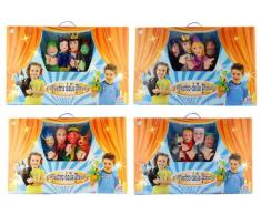 Grandi Giochi - Teatro con 4 marionetas , Modelos/colores Surtidos, 1 Unidad