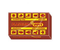 Jovi - Caja de plastilina, 30 pastillas 50 g, color marrón (7009)