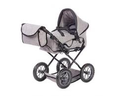 KNORRTOYS.COM Knorr 63187 Ruby - Cochecito de bebé para muñecas, Color Negro