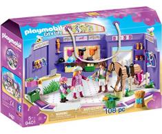PLAYMOBIL- Tienda de Equitación Playset de figuras de juguete, Multicolor, 34,8 x 27 x 9,5 cm (9401)