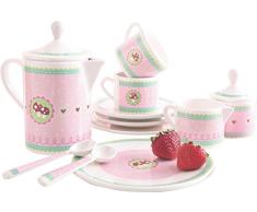 HABA 3821 - Vajilla de melamina para Cocina de Juguete, diseño de Setas