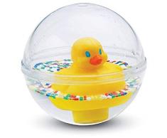 Fisher-Price - Patito a flote amarillo, juguete de baño para bebé (Mattel 75676)