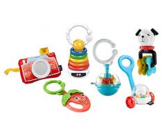 Fisher-Price Conjunto de Sonajeros y Mordedores, Juguetes Regalo para Bebés +3 Meses (Mattel FBH63)