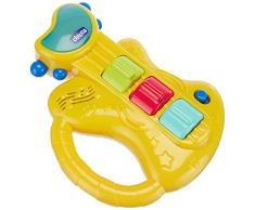 Chicco Guitalla Bebé, Juego Musical de Guitarra para Niños con Luces y Sonidos, 3 Teclas y Melodías, Bebés 3-24 Meses