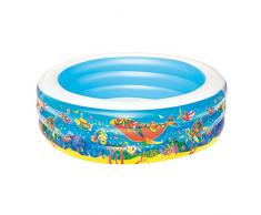 Piscina Hinchable Infantil Bestway Play Acuario 196x53 cm