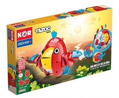 Geomag- KOR Tazoo Juguete de construcción, Multicolor, 86 Piezas (604)