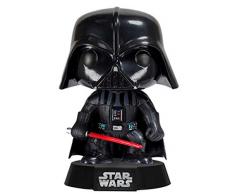 Funko Darth Vader Figura de Vinilo, colección de Pop, seria Star Wars, Color Negro, Rojo (2300)
