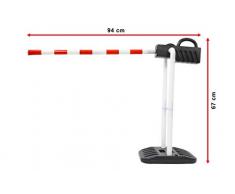 Jamara 460491 - Armario de Transporte mecánico (12 Piezas, Montaje Sencillo Mediante Elementos conectables, diseño clásico/Realista, plástico Resistente), Color Rojo