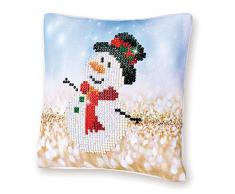 Pracht Creatives Hobby DDP2-018 - Cojín con diseño de ángel, Funda de cojín con Diamantes para Personalizar, Aprox. 18 x 18 cm, Pintar con Diamantes.