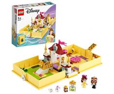 LEGO Disney Princess - Cuentos e Historias: Bella, Set de Construcción, Libro de Juguete de la Película La Bella y La Bestia, Incluye a la Señora Potts, Chip, Din-Don y Armario, desde 5 Años (43177)