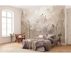 Komar WTD - Papel pintado fotográfico (350 x 250 cm, ancho de 50 cm, papel pintado, prado, flores, habitación de ovejas, sala de estar