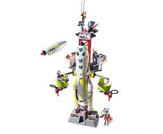 Playmobil- Cohete con Plataforma de Lanzamiento Juguete, (geobra Brandstätter 9488)