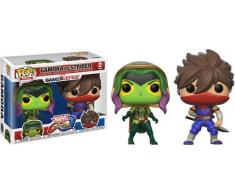 Funko 22776 - Pack de 2 vinilos para Capcom Marvel: Gamora Vs Strider