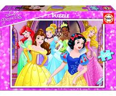 Educa- Princesas Disney Puzzle Infantil de 100 Piezas, a Partir de 6 años (17167)