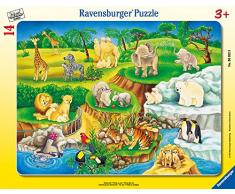 Ravensburger 06052 - Puzzle con Marco (8-17 Piezas), diseño de Zoo