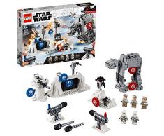 LEGO Star Wars - Action Battle: Defensa de la Base Eco, Juguete de Construcción de Nave Espacial de La Guerra de las Galaxias, Incluye Caminante AT-AT (75241)