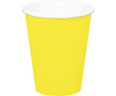 Folat B.V-Folat Tazas Desechables De Color Amarillo, (50624)