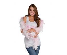 Amscan 9900515 - Boa para despedida de soltera, color blanco y rosa
