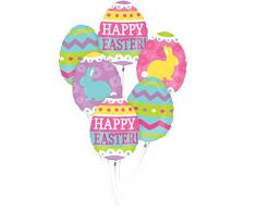 Amscan 3700501 – Globo Juego de Pascua Huevos Caza , color/modelo surtido