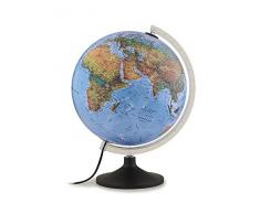 TECNODIDATTICA Colcha con Volant – mapamundi Atmosphere Físico/Político Fisico/Politico