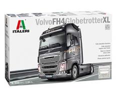 Italeri 3940S 3940S-1:24 Volvo FH4 Globetrotter XL - Juego de construcción de maqueta (construcción, modelismo de pie, Manualidades, aficiones, Pegatinas, Kit de Montaje de plástico, sin lacar)