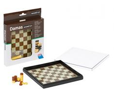 Falomir Damas magnético, Juego de Mesa, Clásicos, 16 x 16 cm (27904)