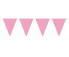 Folat - Línea De Banderas De Color para Fiesta Decoración - 10 Metros - Baby Rojo