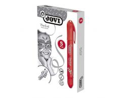 Jovi - Twist Face Paint, estuche, 5 sticks de maquillaje, color rojo (19105)