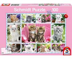Schmidt Spiele 56135 100pieza(s) Puzzle - Rompecabezas (Jigsaw Puzzle, Fauna, 6 año(s), 361 mm, 243 mm, Caja)