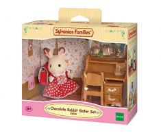 SYLVANIAN FAMILIES - Hermana coneja Chocolate y Escritorio (2214)