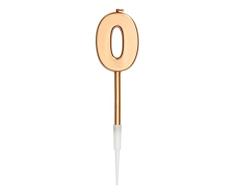 Folat 66030 Vela Número 0 Bronce Metálico, color number 0