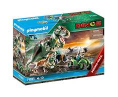PLAYMOBIL Dinos 71183 Ataque del T-Rex, Juguetes para Niños a Partir de 4 Años