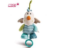 NICI- My First Peluche Musical dragón Dragilu, Aprox. 18cm, Color Azul y Verde (43708)