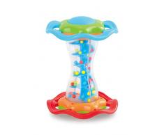 Miniland- Juguete Musical para bebés. Palo de Lluvia de Sonido Agradable, Color Azul/Rojo/Naranja (97285)