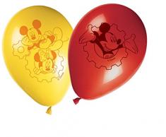 Globos de látex con diseño de Mickey Mouse, de Disney, 28 cm, Paquete de 8