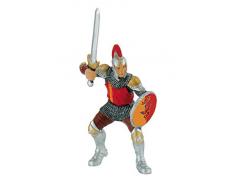 Bullyland 80765 Swordsman - Figura Decorativa, diseño de Mundo con Espada, Color Rojo