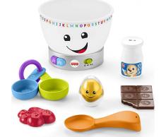 Fisher-Price- Cuenco mágico para Mezclar Colores de Laugh & Learn, Multicolor, 14 x 14 x 14 cm (Mattel GJW20)