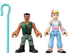 Mattel Imaginext Disney Toy Story 4 Pack de 2 Figuras Bo Peep y Combat Carl, Juguetes Niños +3 Años (GFD13)