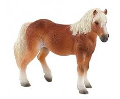 Bullyland 62696-Figura de Juego, yegua Haflinger, Aprox. 13,6 cm de Altura, Figura Pintada a Mano, sin PVC, para Que los niños jueguen con la imaginación, Color marrón (Bullyworld 62696)