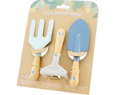 Ulysse- OUTILS DE Jardin : Bleu Herramientas de Juguete, Multicolor (235682)