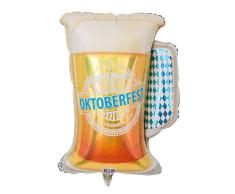 Folat Vaso de cerveza con globo Oktoberfest-60x80 cm, multicolor (63055)